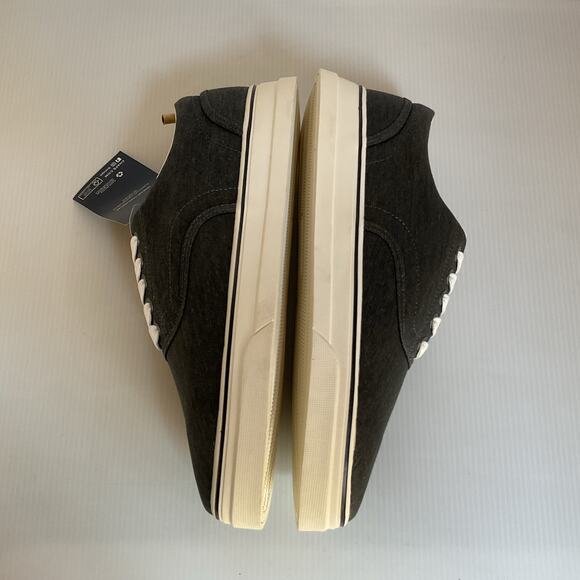 Chaps Casual Comfort Men’s Sneakers Gray Canvas Charcoal Size 8.5M New in Box - Picture 9 of 13